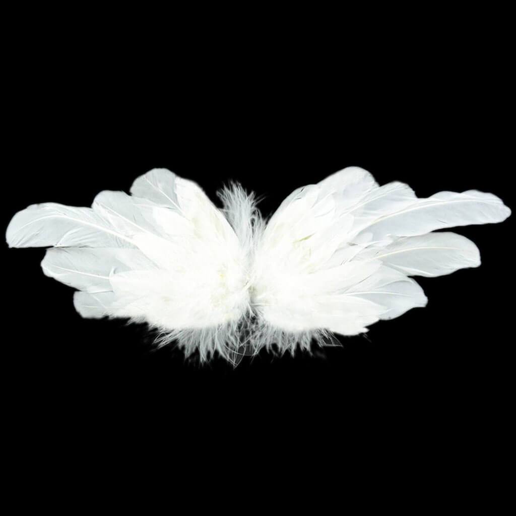 Feather Angel Wing 7.5in White