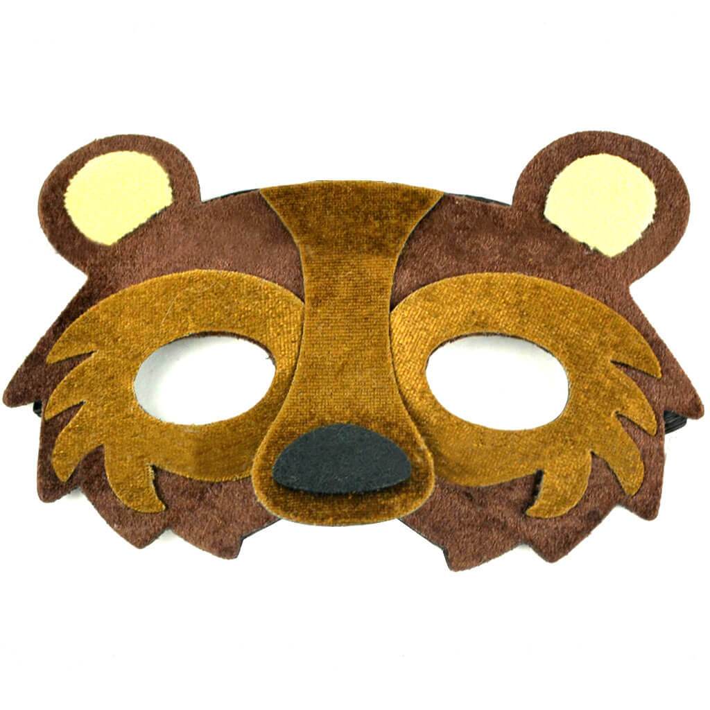 Furry Beaver Mask 7in