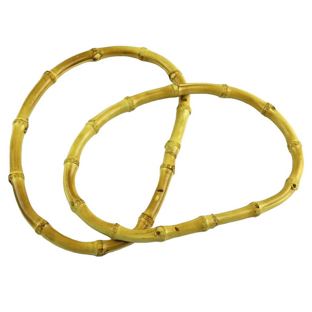 Bamboo Purse Handles 2pc 5in