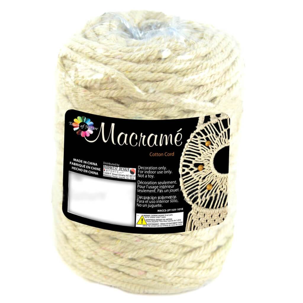 Natural Cotton Cording 1roll 2ply 2mm 100m