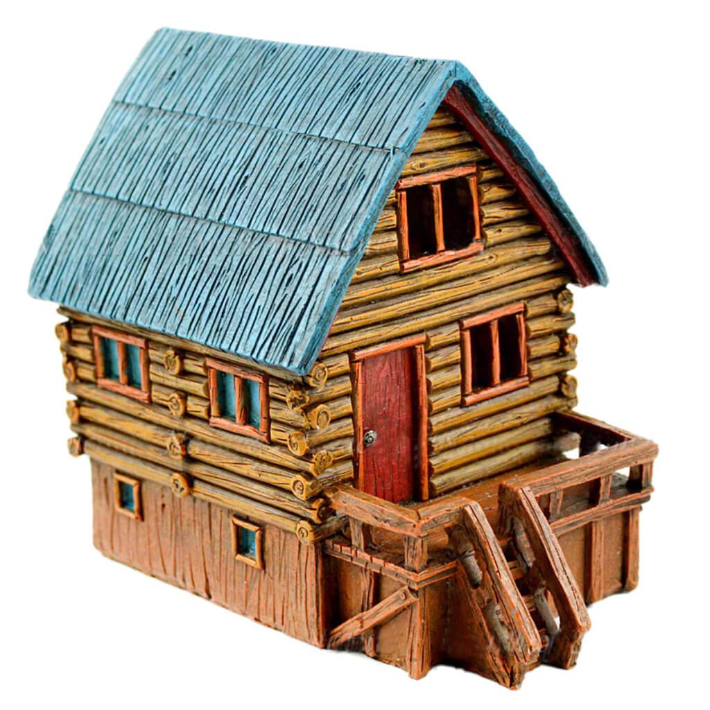 Led Log Cabin 5.5in