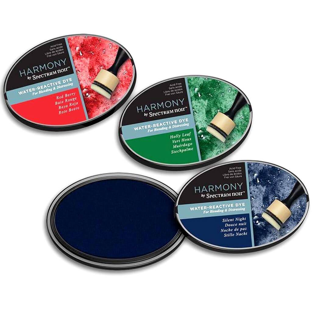 Harmony Water Reactive 3Pc Ink Pad Christmas Classics