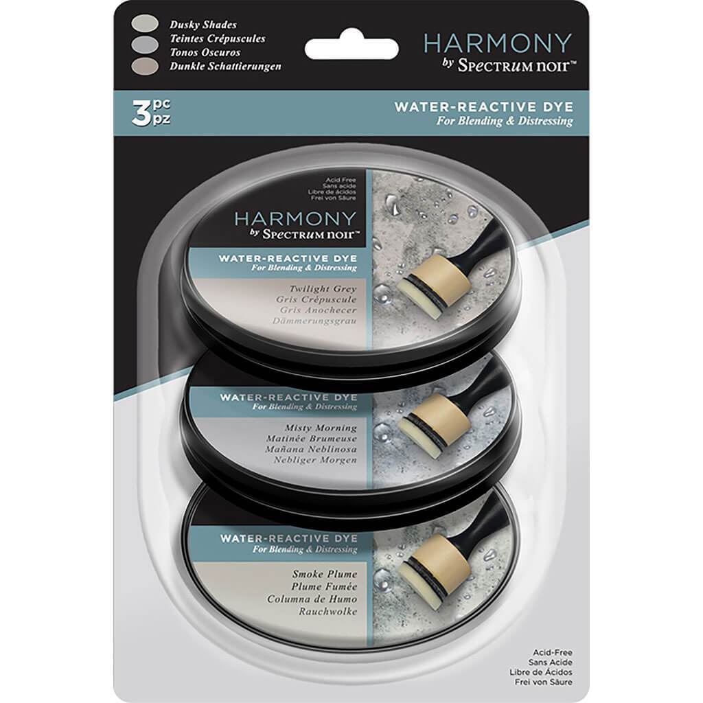 Harmony Water Reactive 3Pc Sn Ink Pad Dusky Shades