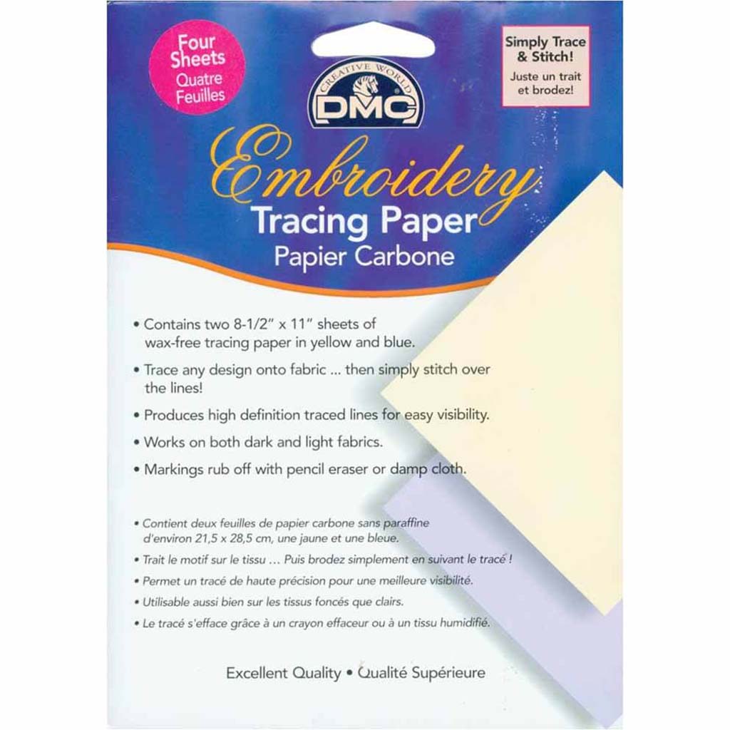 DMC Embroidery Tracing Paper 8.5in x 11in 4/Pkg