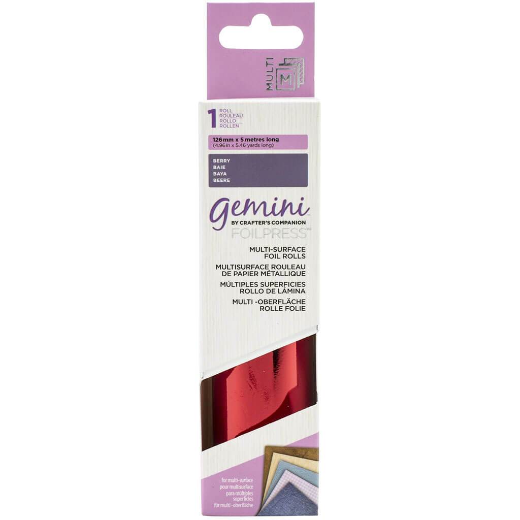 Gemini Foilpress Mulit Surface Foil Berry 4.96&quot;X5.46&#39;