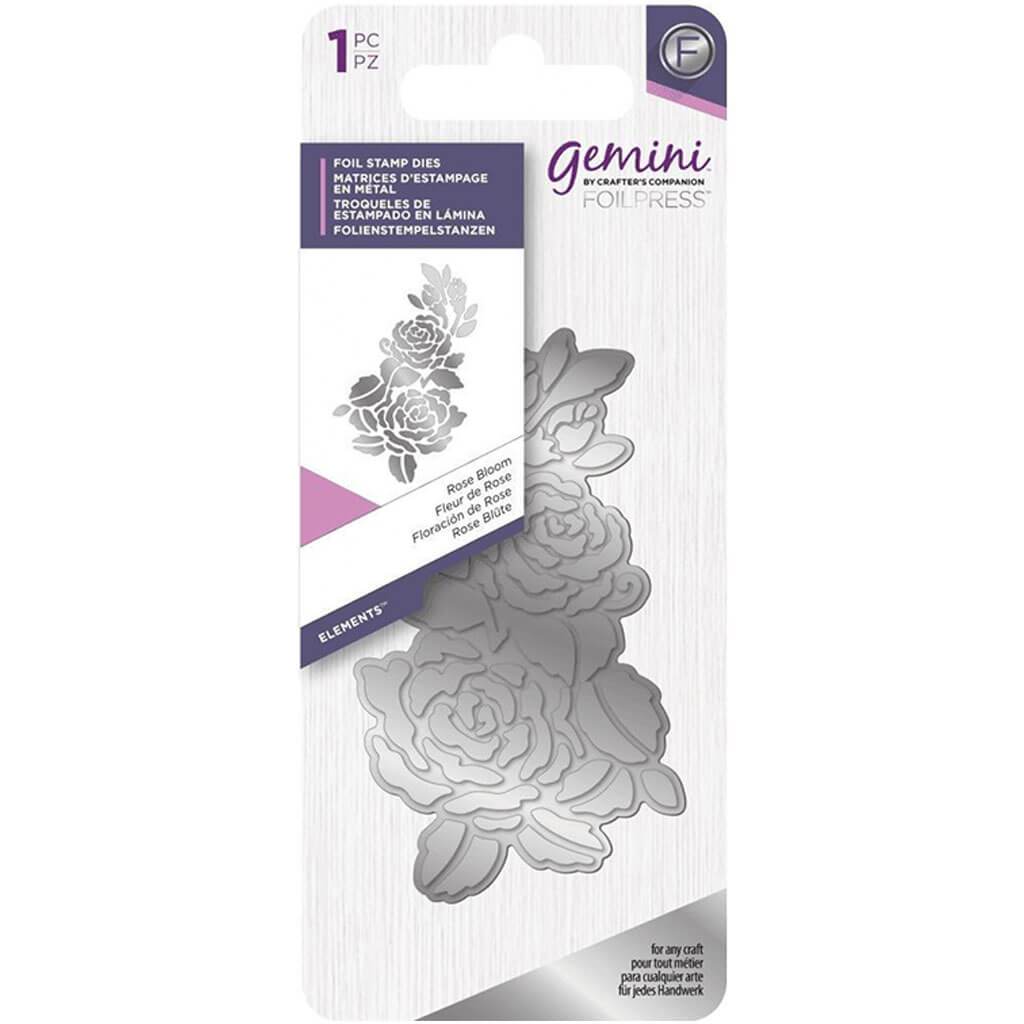 Gemini Foil Stamp Die Rose Bud