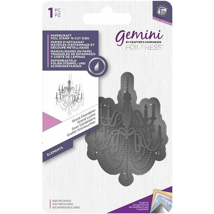 Gemini Foil Stamp â€?N’ Cut Die Grand Chandelier