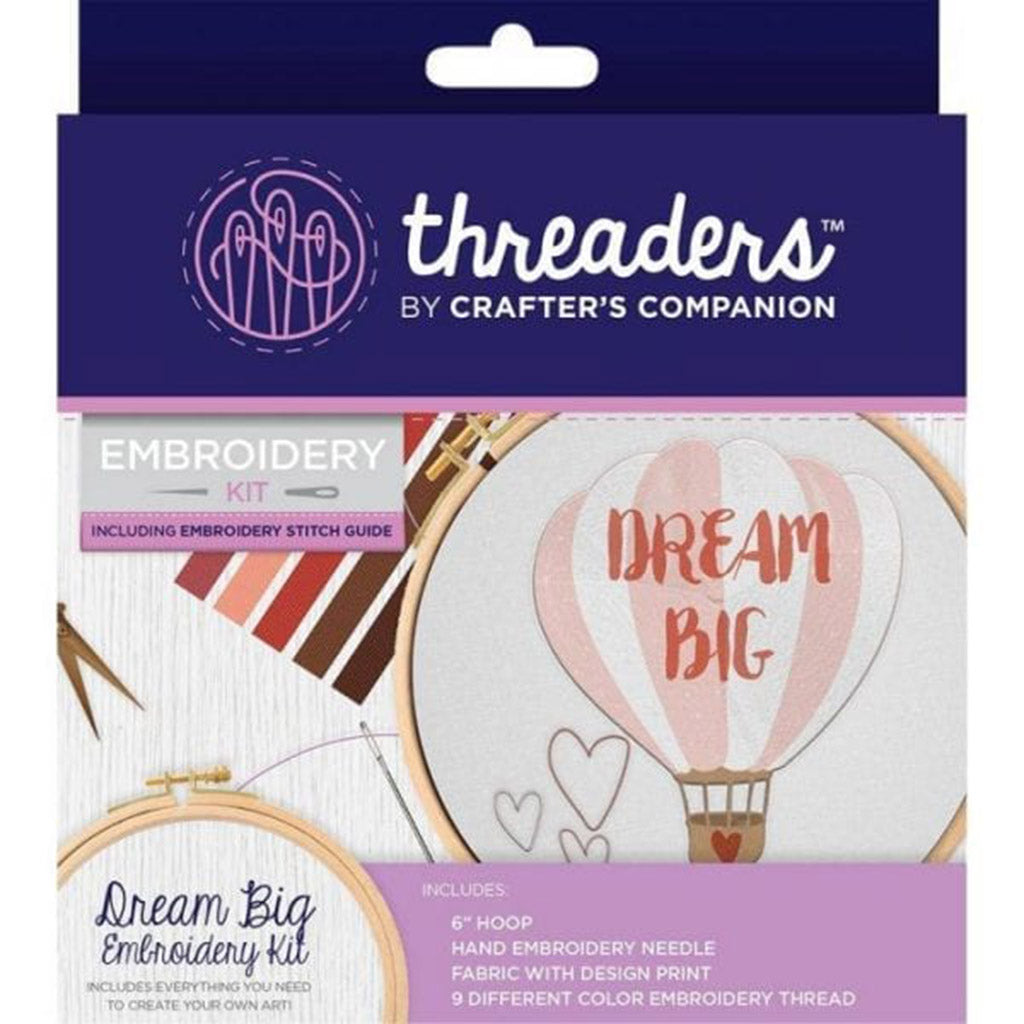 Threaders Embroidery Kit Dream Big