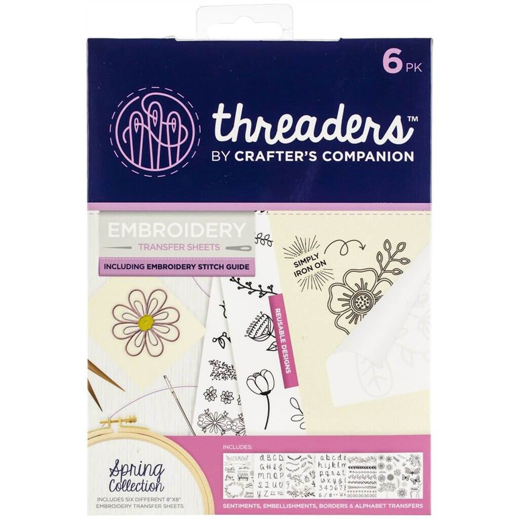 Embroidery Transfer Sheets Threaders  Spring