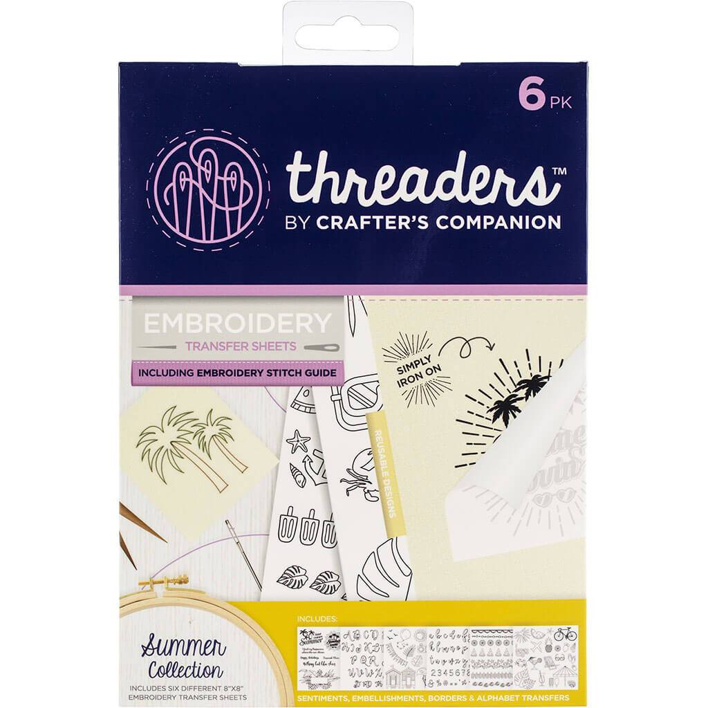 Embroidery Transfer Sheets Threaders  Summer