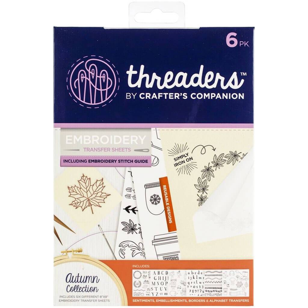 Embroidery Transfer Sheets Threaders  Autumn