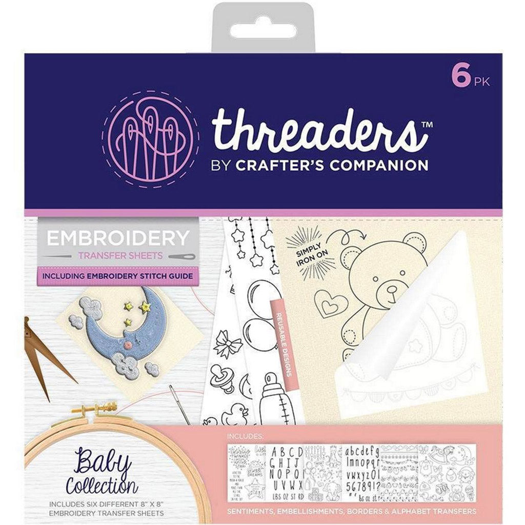 Embroidery Transfer Sheets Threaders Baby