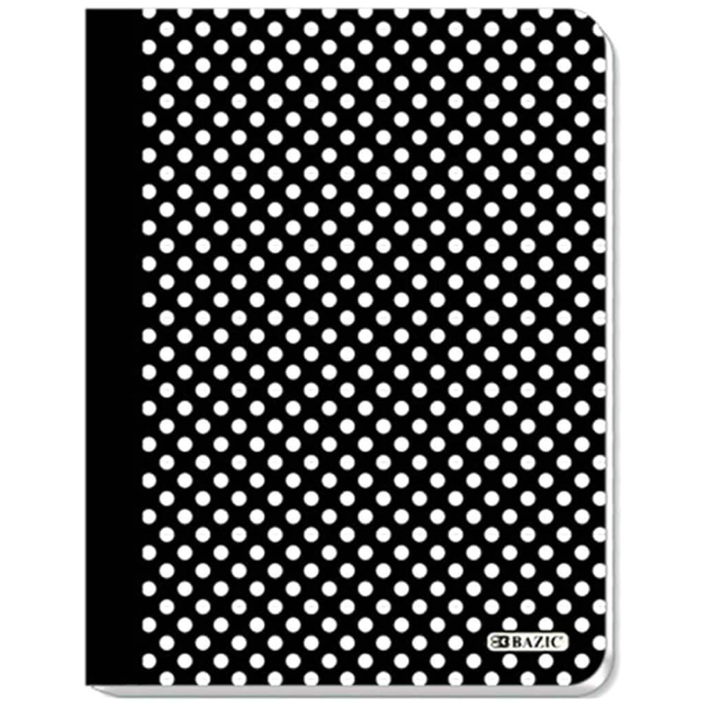 Bazic Composition Book C/R Polka Dot 100ct