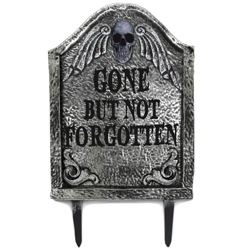 Victorian Tombstone Gone But Not Forgotten 12in