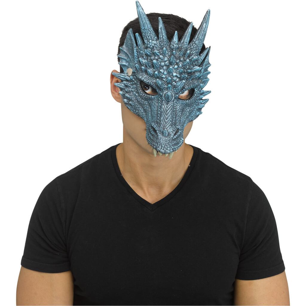 PU Character Mask Blue Ice Dragon