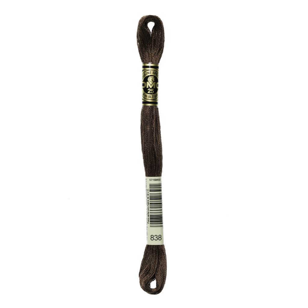 Dmc Floss Very Dark Beige Brown Brown 