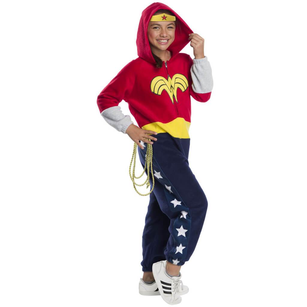 Wonder Woman Comfywear One Piece Jumpsuit Costume Medium