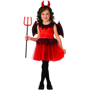 Devil Girl Child Costume Large