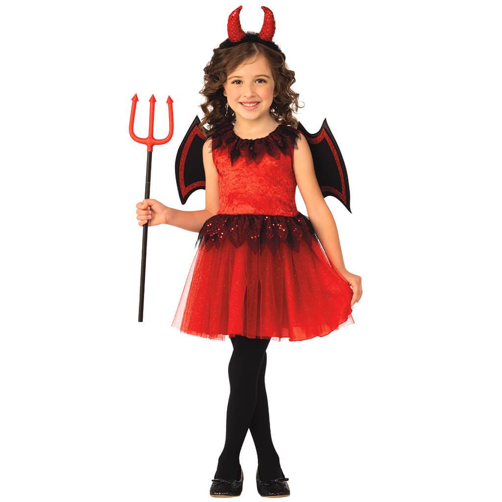 Devil Girl Child Costume Large