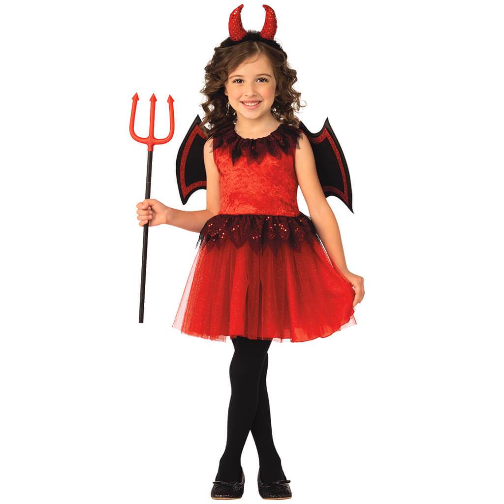 Devil Girl Child Costume Large