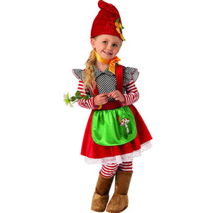 Garden Gnome Girl Child Costume Small