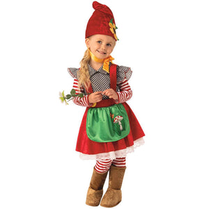 Garden Gnome Girl Child Costume Small