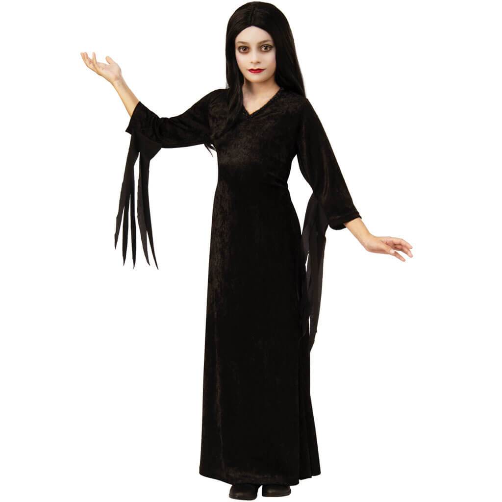 The Addams Family Animated Movie Morticia Child Costume Small