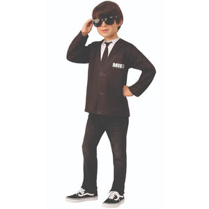 Men in Black Unisex Child Costume Top Large