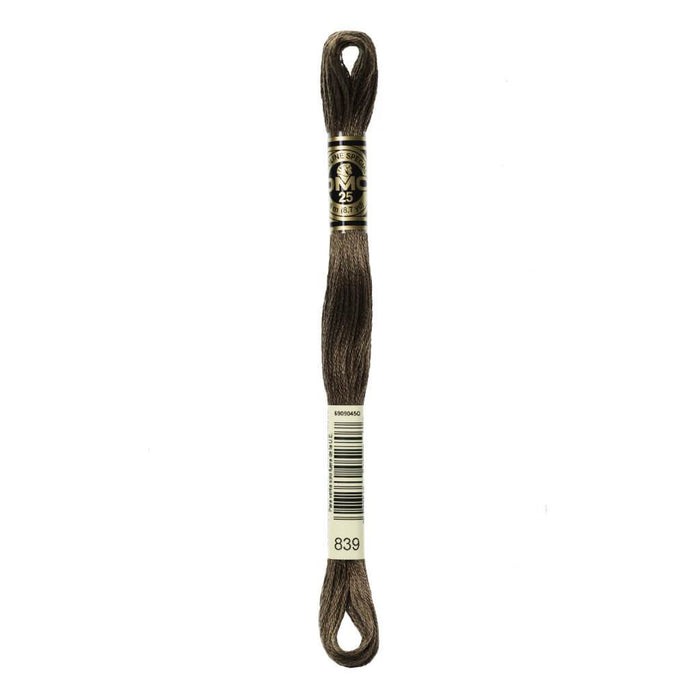 Dmc Floss Dark Beige Brown Brown 