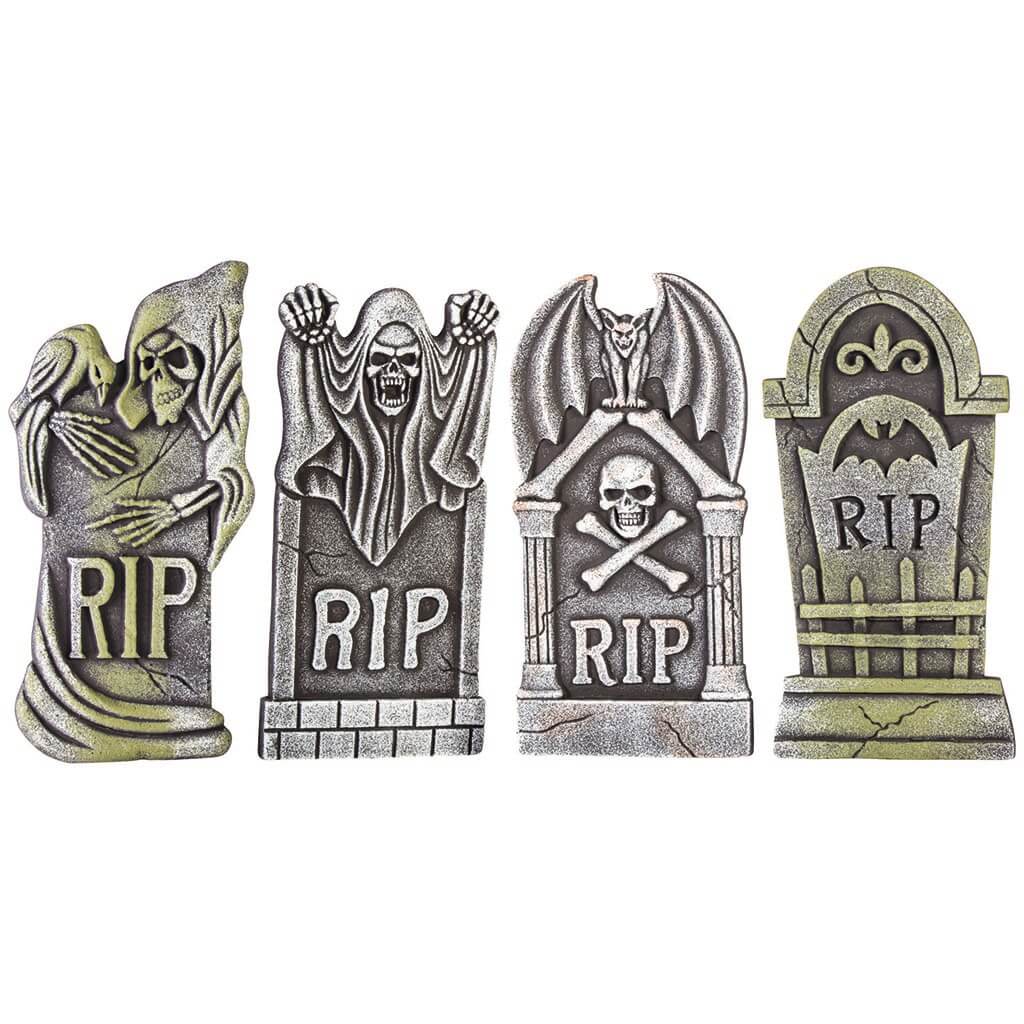 Set of 4 Tombstones