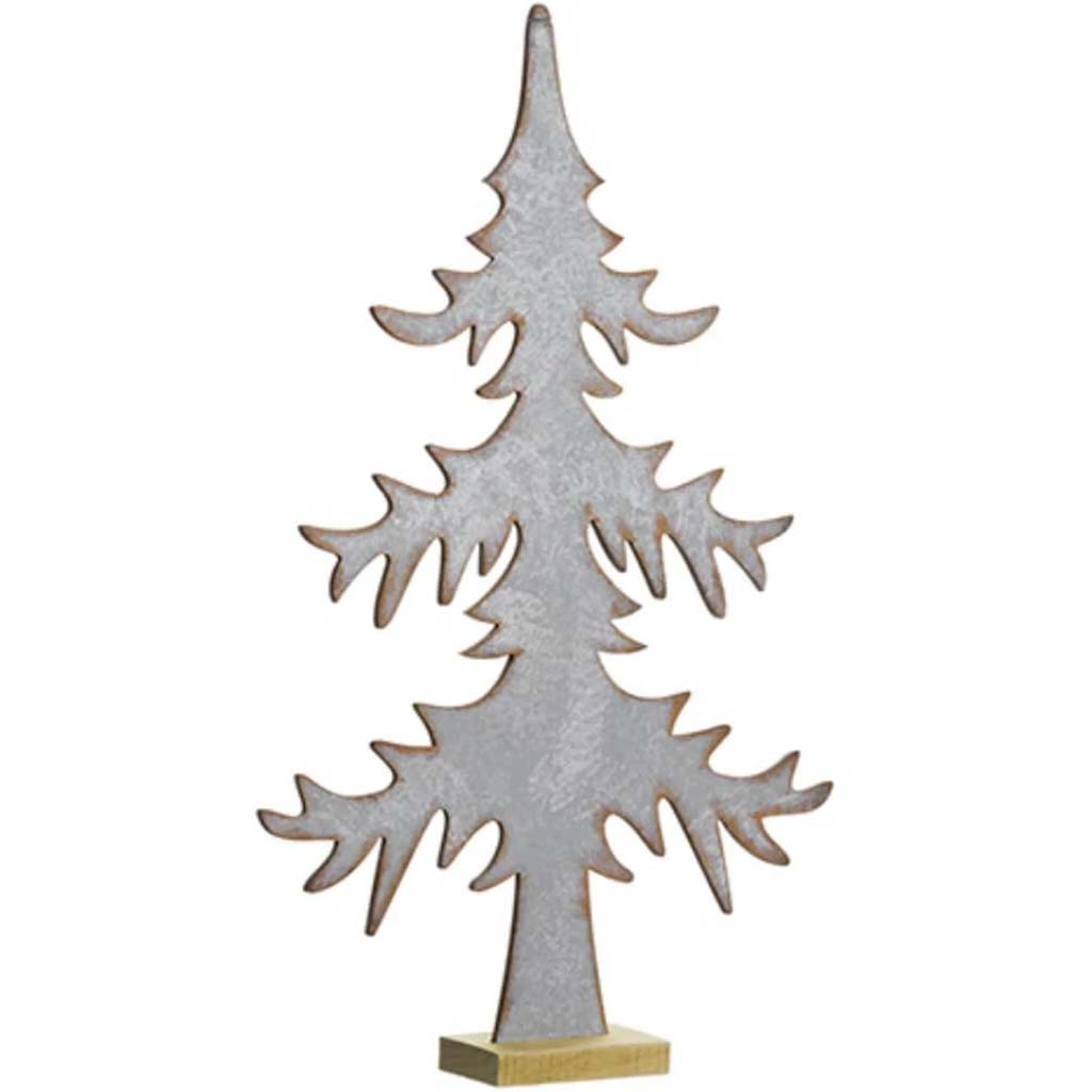 Christmas Tree Silver 25.5in H x 3in W x 15.75in L