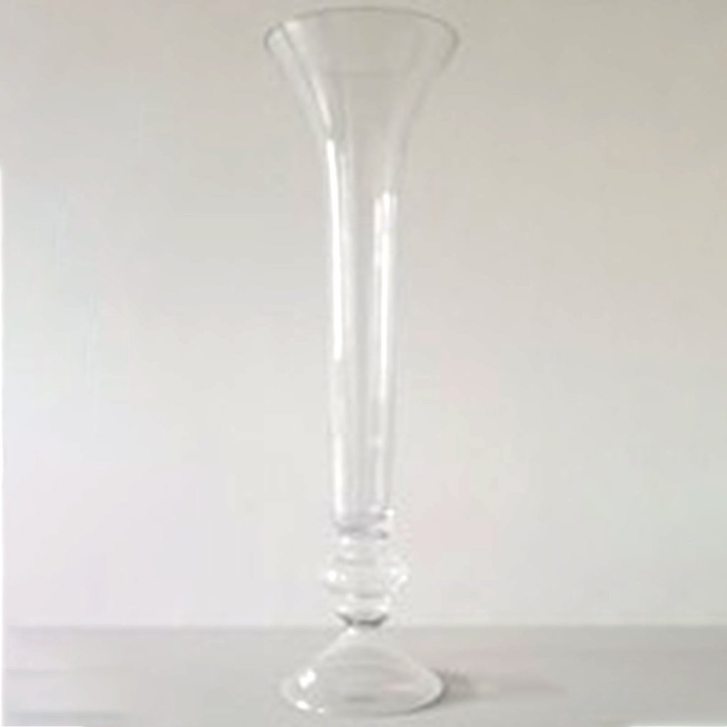 Hurricane Glass Vase H:32.5in D:9.5in