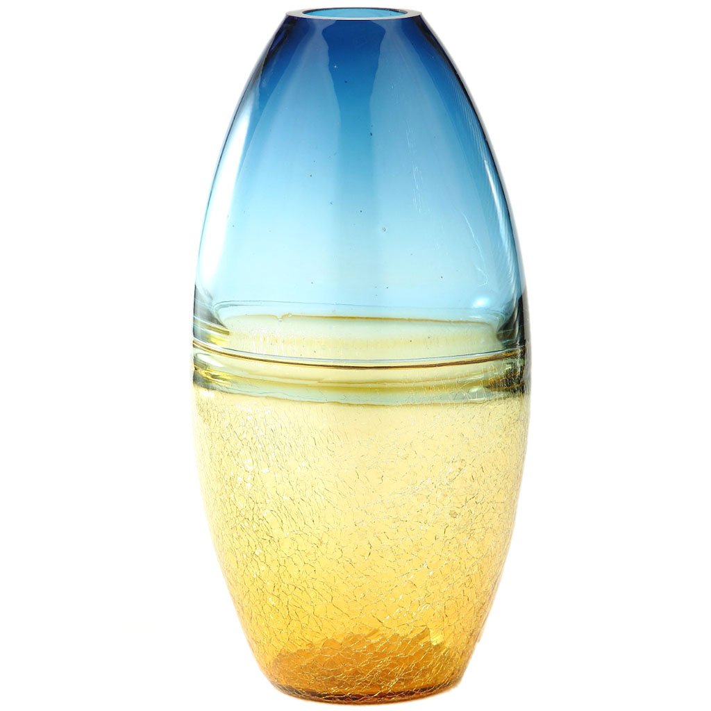 Glass Vase H:17in D:8in