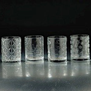 Clear Glass Vase Reindeer H:5inD:4in