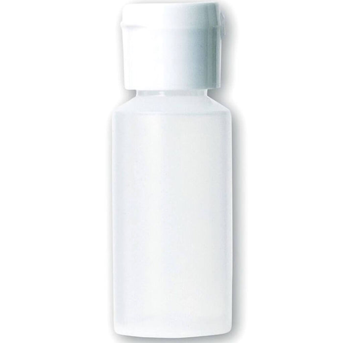 Translucent Squeezable Plastic Bottle with flip Cap 1oz