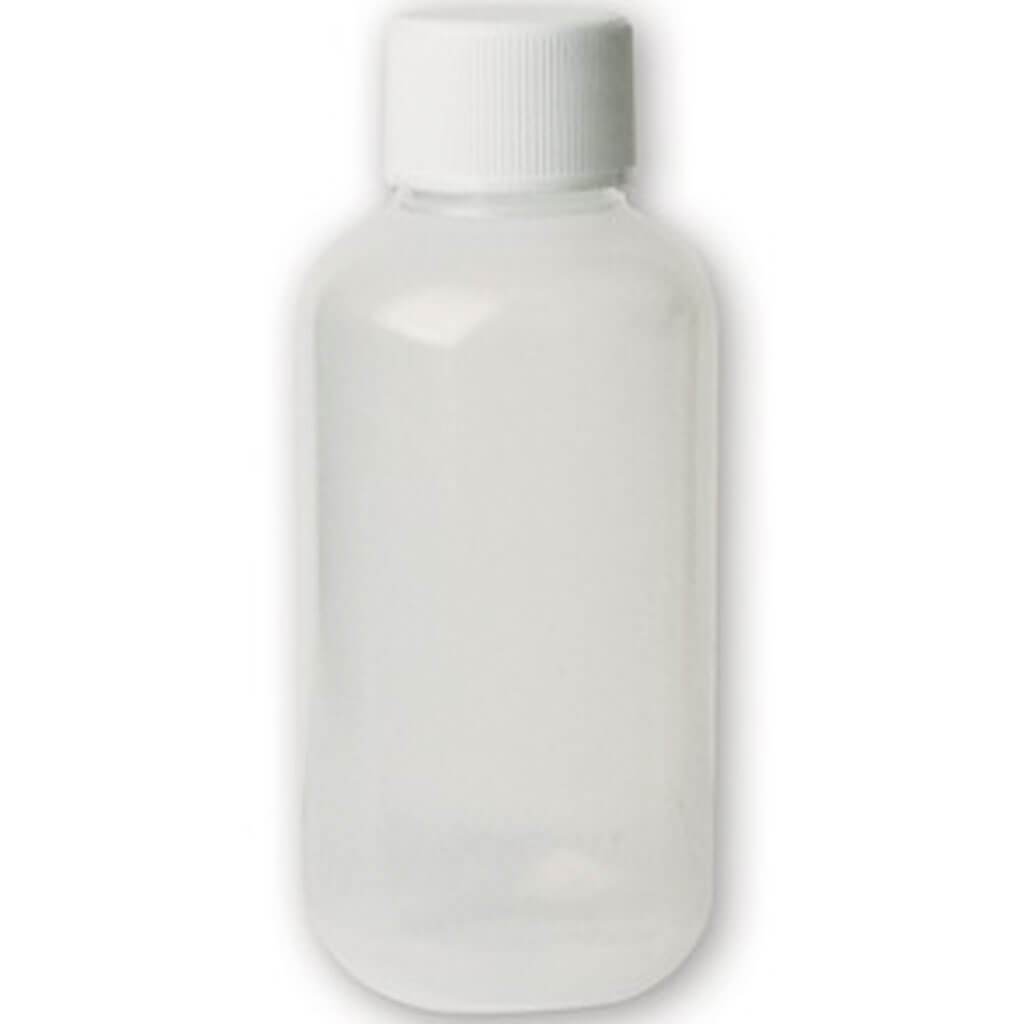 Translucent Soft Squeezable Plastic Bottle with Flip Cap 2oz