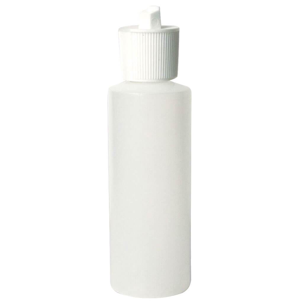 Translucent Squeezable Plastic Bottle with Spout Cap 4oz