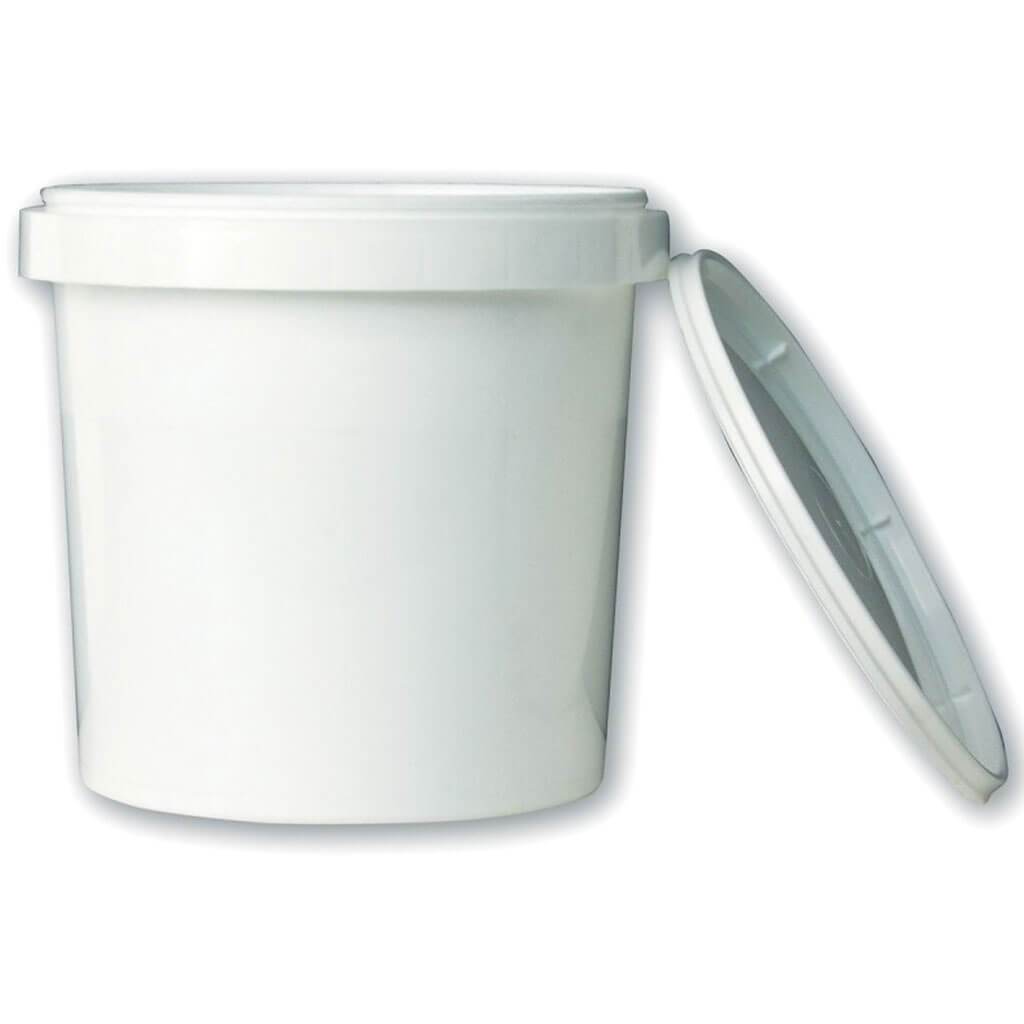 White Tub Plastic Container 1qt