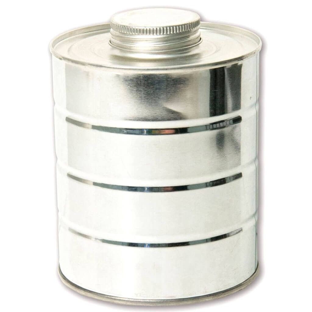 Metal Can Stainless Steel with Cap