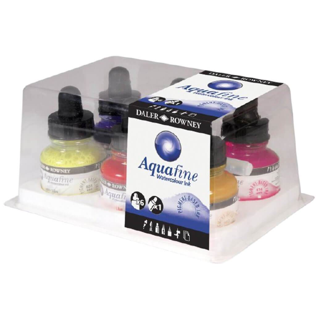 Aquafine Watercolor Ink Set 6Color