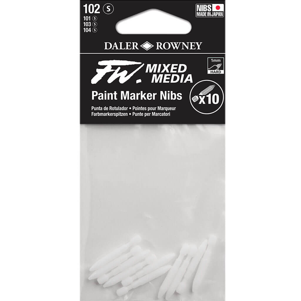 FW Empty Mixed Media Nibs Technical Nib 0.8mm #101 Pkg of 8