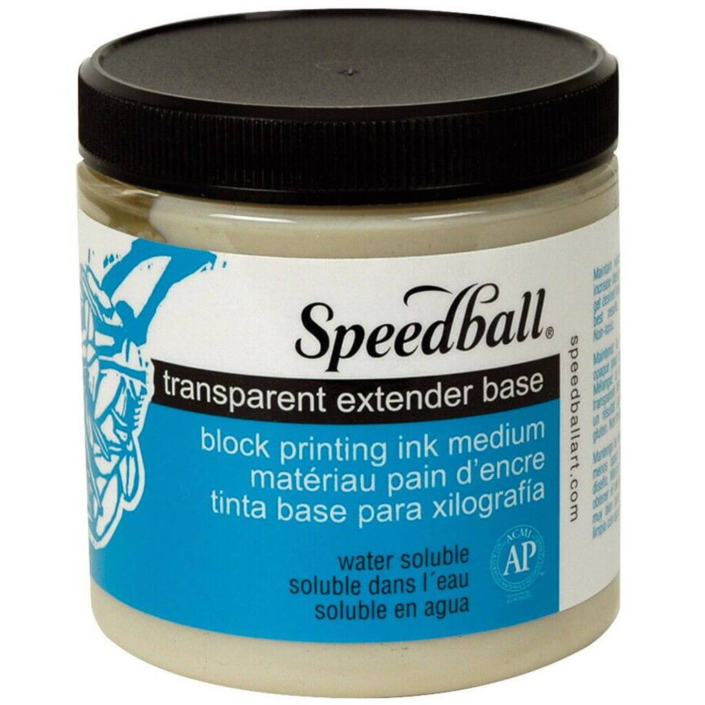 Transparent Extender Block Print Medium 8oz