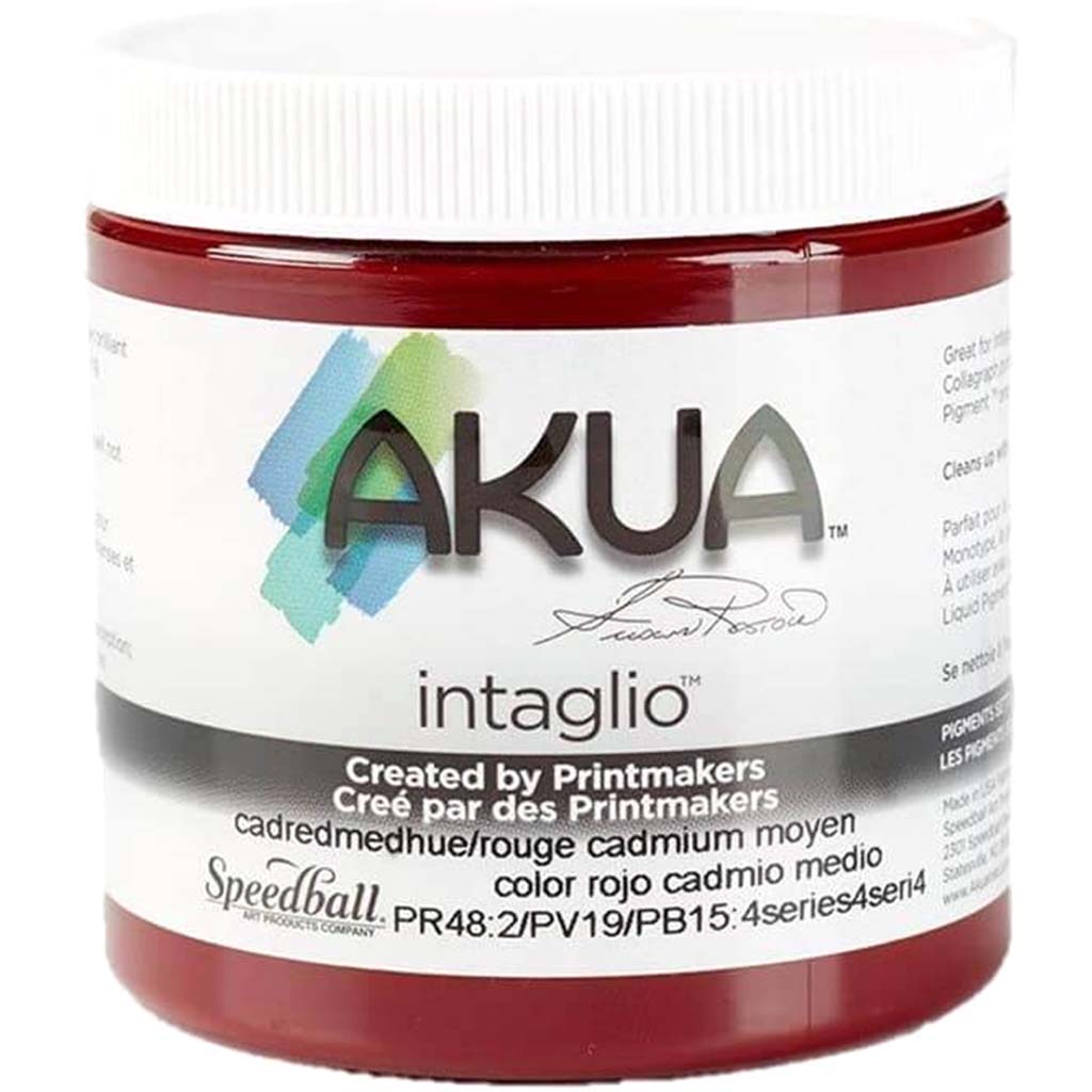 Akua Intaglio Inks Cadmium Red Medium Hue 8oz