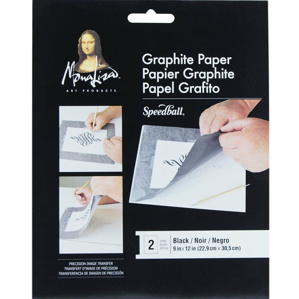 Mona Lisa Graphite Paper Black 9in x 12in