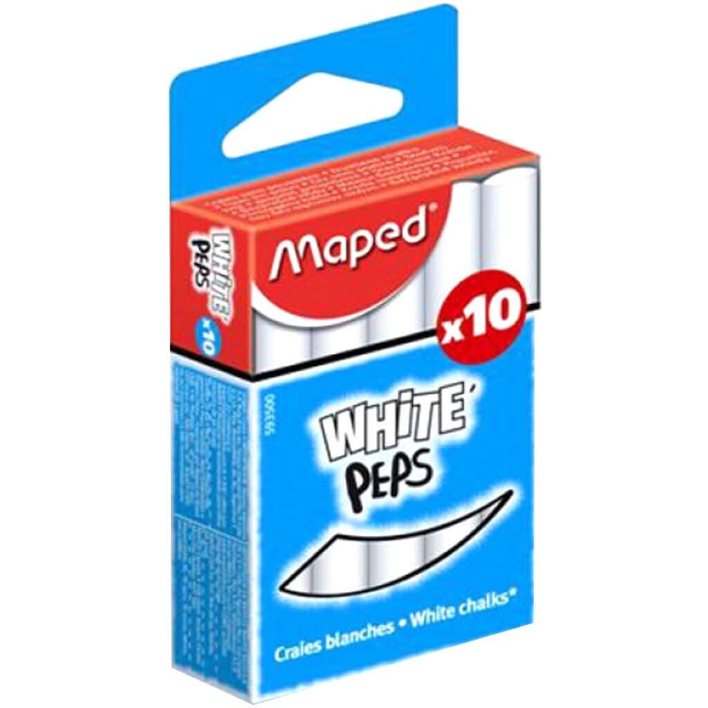 Chalk Sticks White 10pc