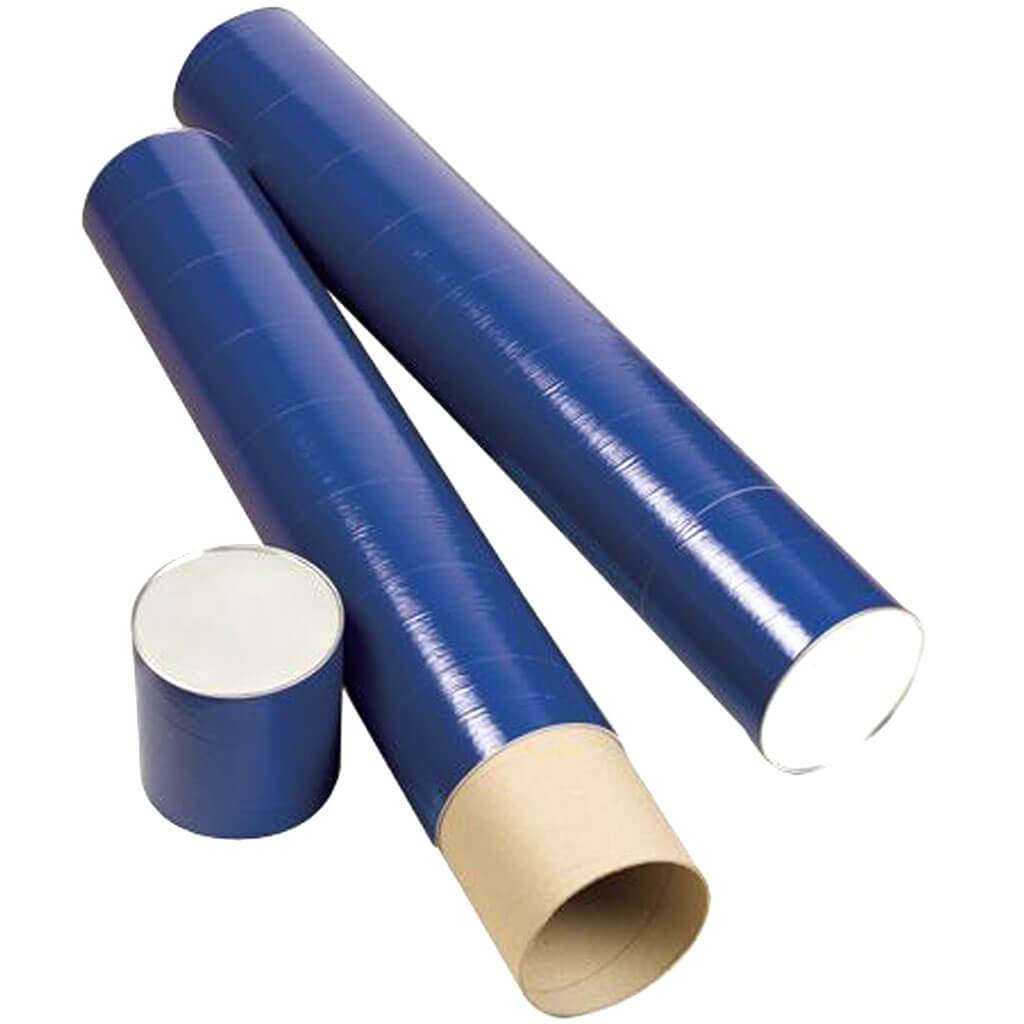 Indigo Fiberboard Tube