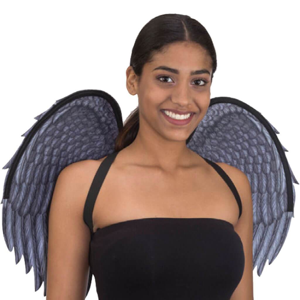 Grey Angel Wings