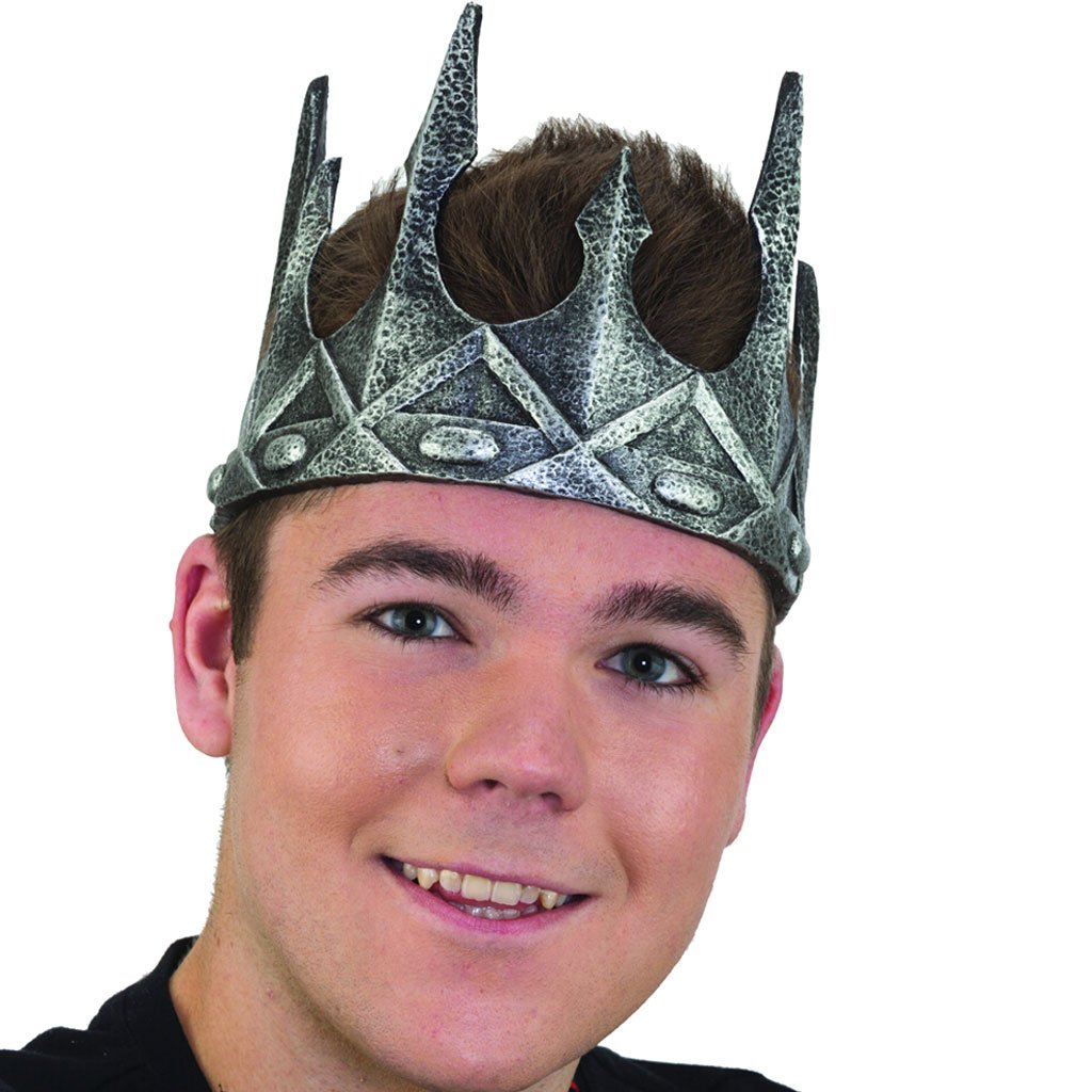 Dark Royalty Evil Medieval Queen Silver Crown