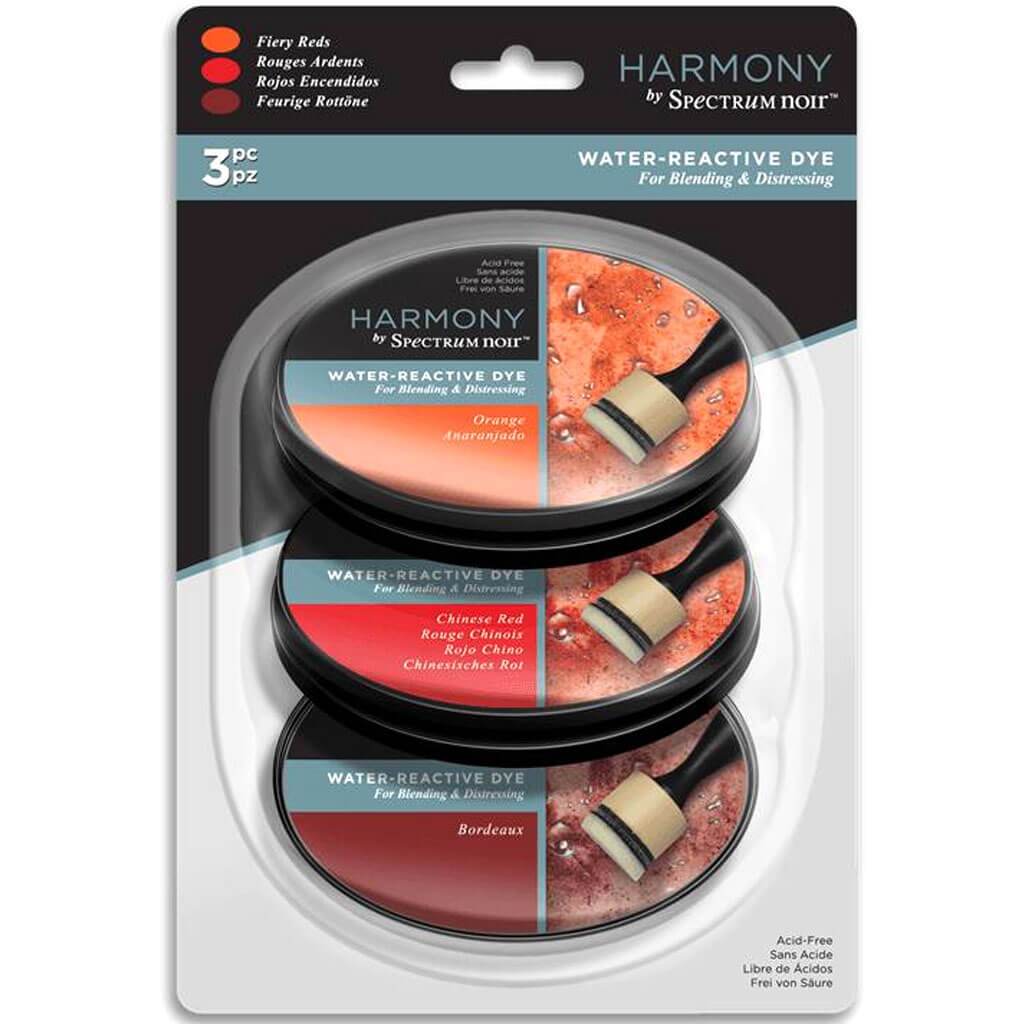 Ink Pad Harmony Water Reactive 3pc (Fiery Reds)