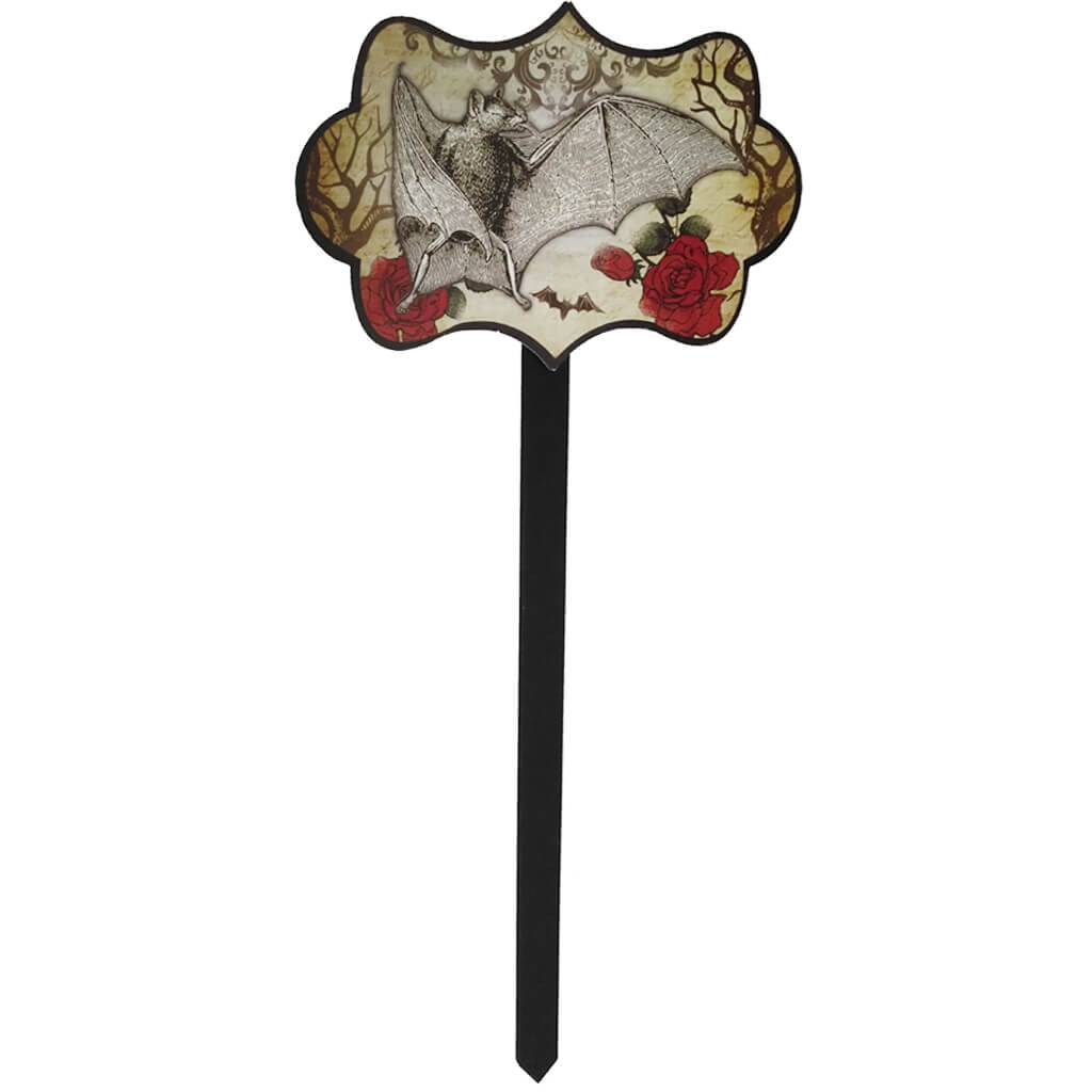 Yard Stake Wood Bat 21in